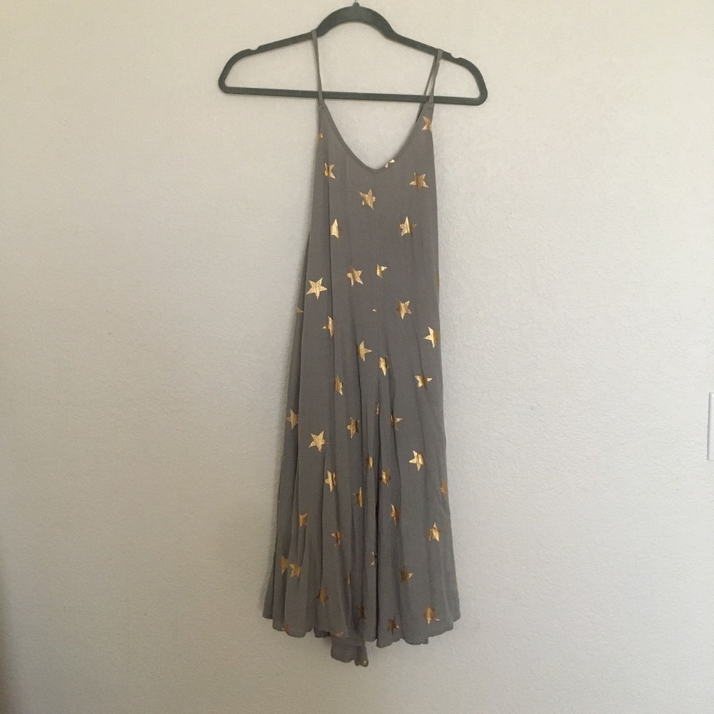 O’Neil XL gold star dress NWOT